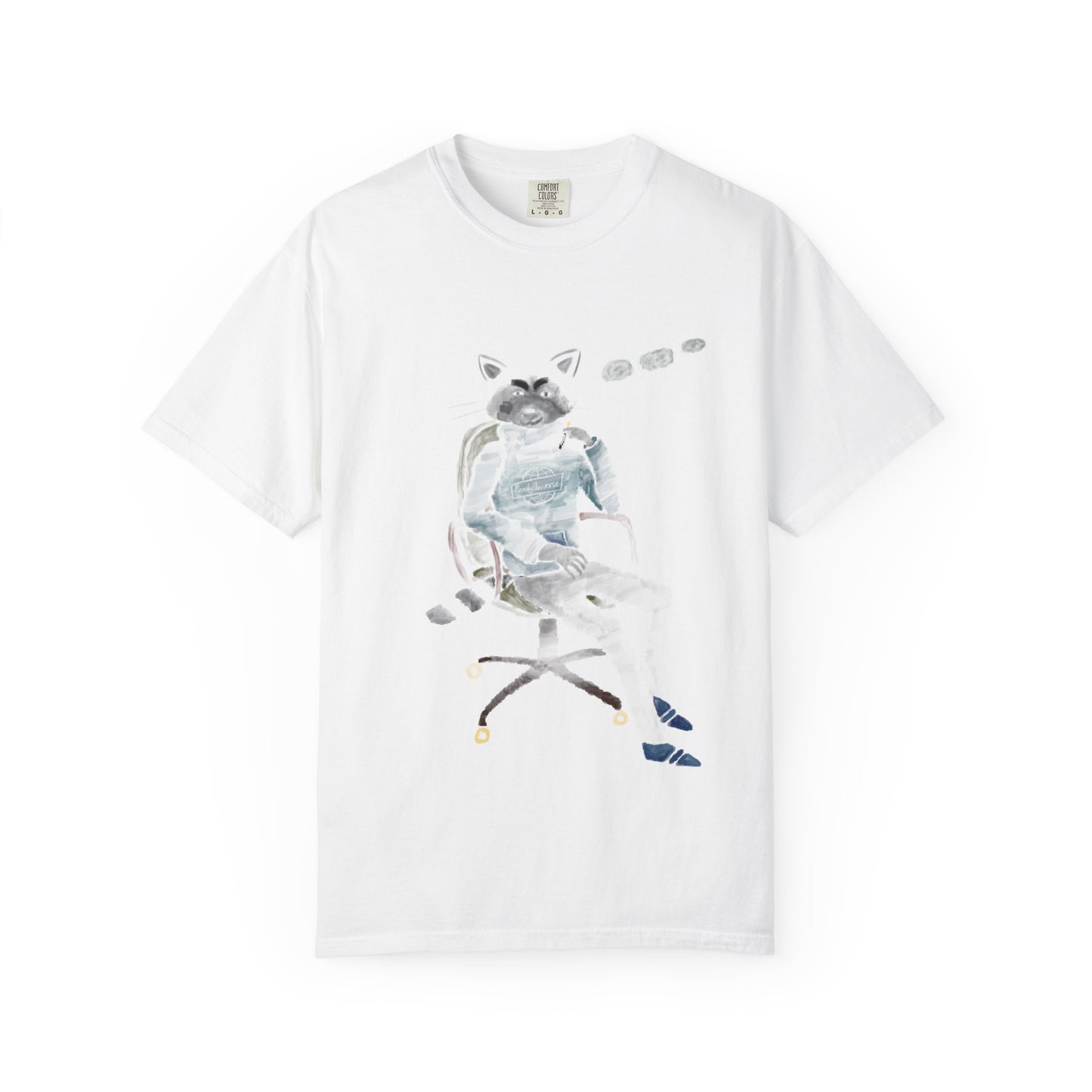 Funny Raccoon Graphic Unisex T-Shirt - Relaxed Fit, Perfect for Cat Lovers