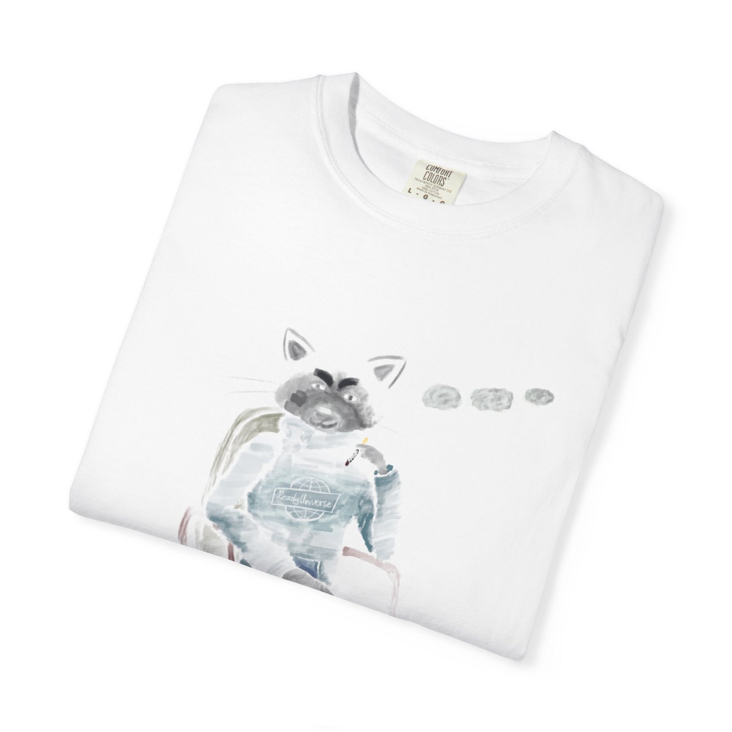 Funny Raccoon Graphic Unisex T-Shirt - Relaxed Fit, Perfect for Cat Lovers