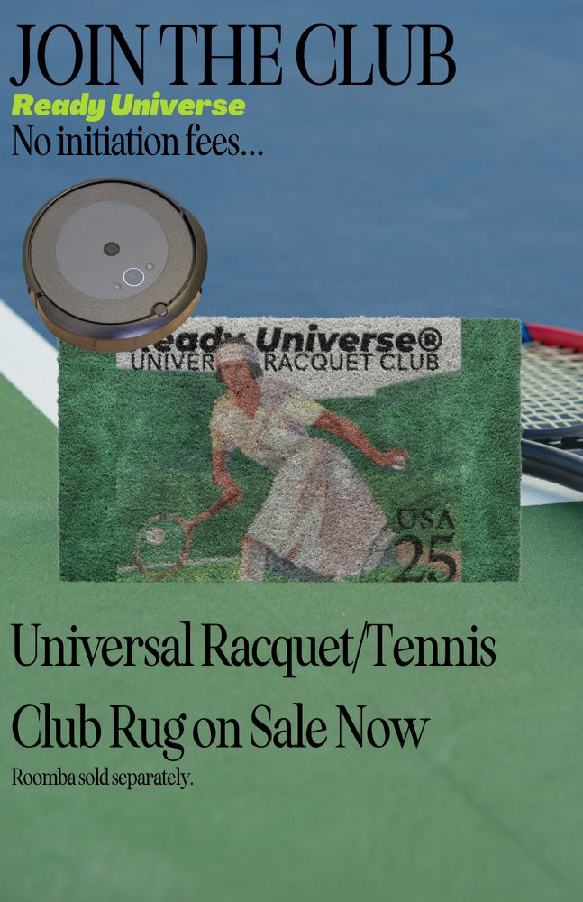 ReadyUniverse® UNIVERSAL RACQUET CLUB FUZZY RUG