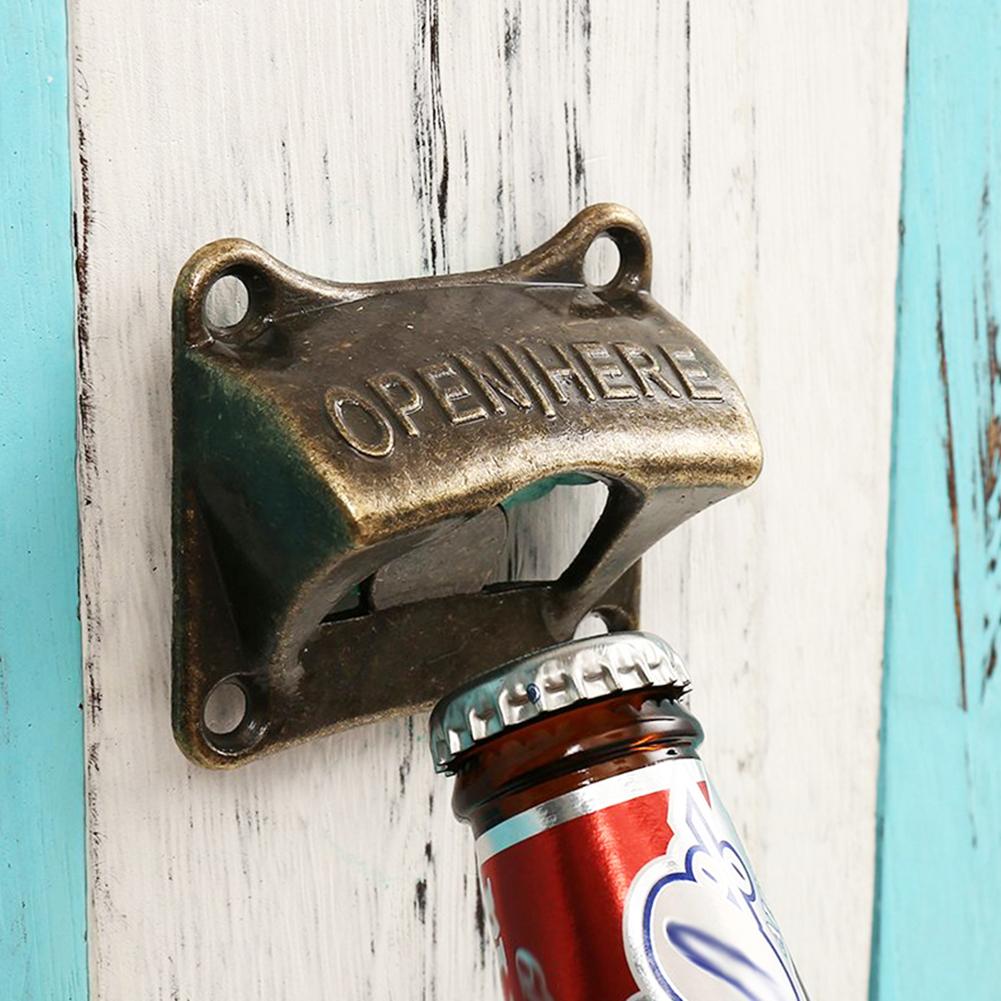 WALL MOUNTED BOTTLE OPENER
