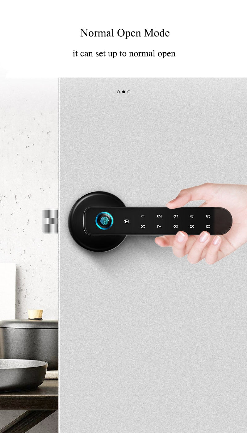 Ready Universe® Smart Fingerprint Door-handle Lock