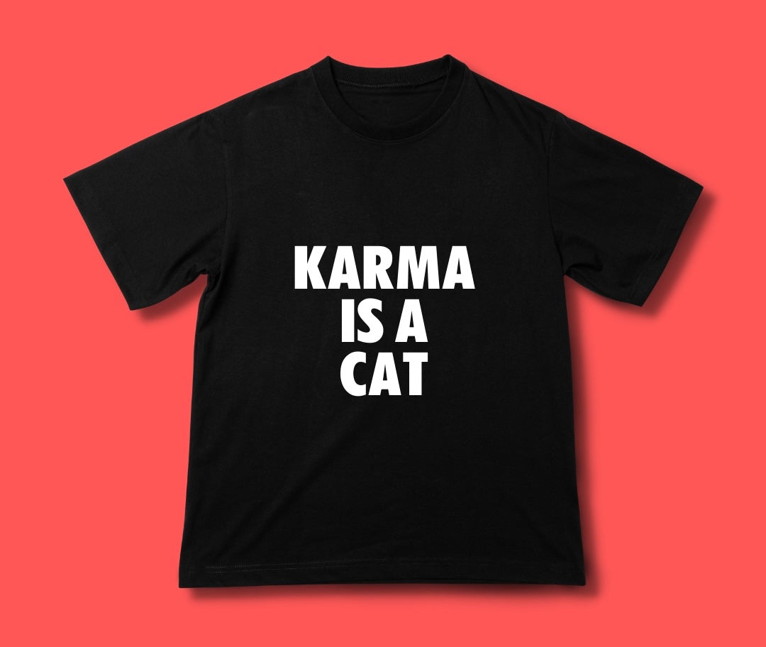 KARMA IS A CAT - Taylor Swift shirt