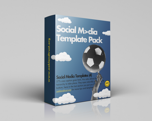 Social Media Post Template Pack By Oakland Trust Marketing