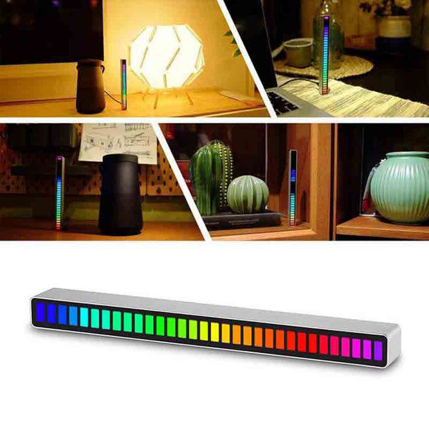 Sound Controlled Light Bar w/ USB Charging Dock